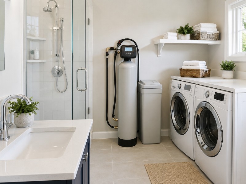 Thiết bị làm mềm nước là gì? Giải pháp xử lý nước cứng cho gia đình