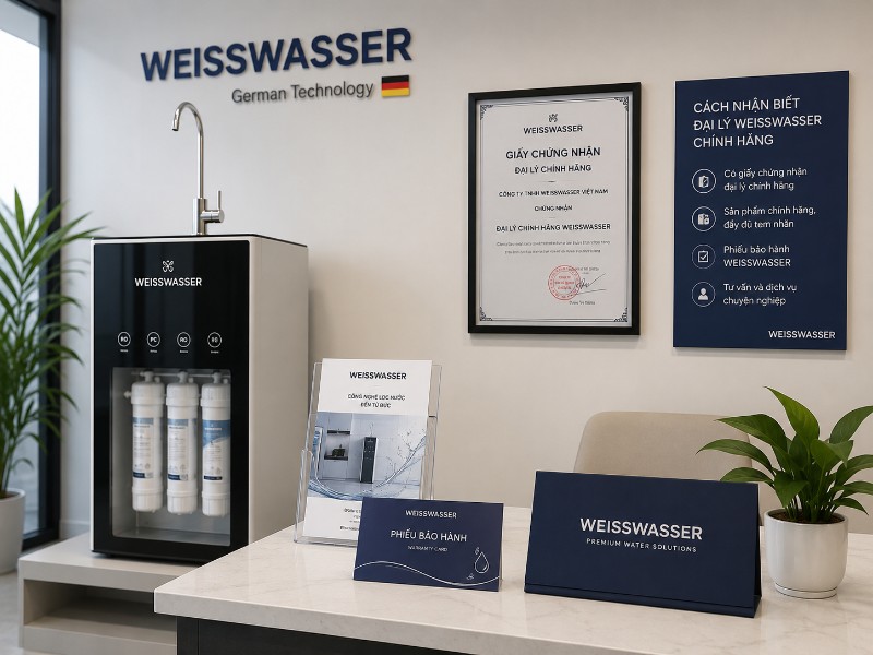 Đại lý WEISSWASSER chính hãng: Cách nhận biết và liên hệ